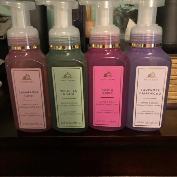 NWT White Barn ( BBW) 4 Foaming Hand Soaps - Picture 5 of 6